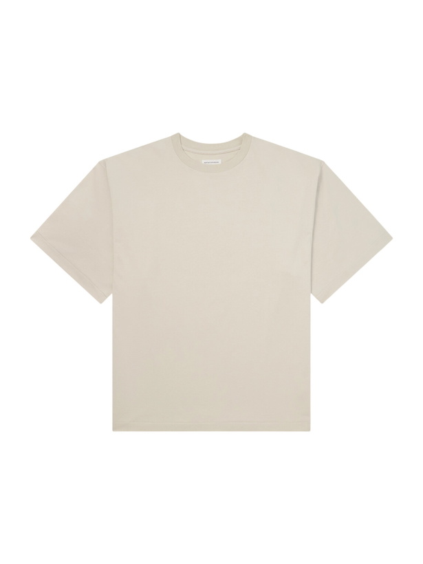 Photo: Kaptain Sunshine - Tenjiku Suvin Cotton-Jersey T-Shirt - Neutrals
