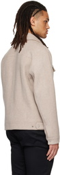 Vince Beige Recycled Wool Jacket