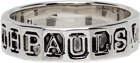 Paul Smith Silver Logo Stamp Ring