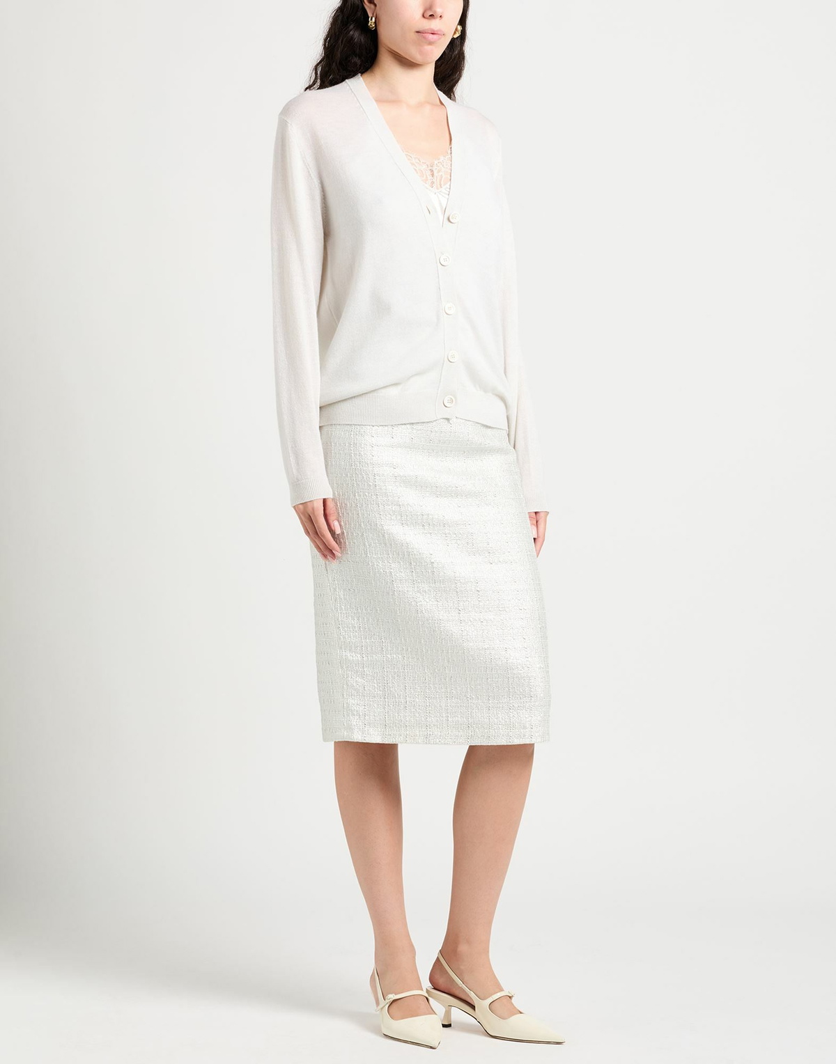 Crossley Womens Cardigan in Ivory