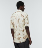 Lemaire - Silk blend bowling shirt