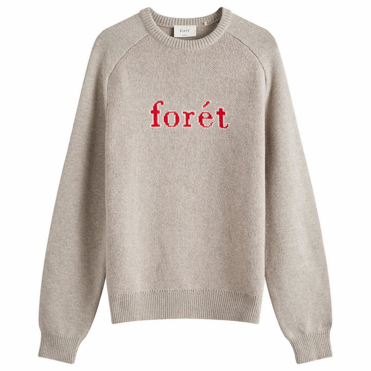Foret Men's Meadow Knit Sweatshirt in Khaki