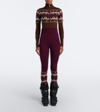 Perfect Moment Fair Isle wool bodysuit