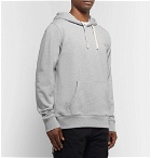 Saturdays NYC - Ditch Slash Logo-Embroidered Mélange Loopback Cotton-Jersey Hoodie - Gray
