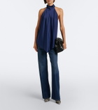 Stella McCartney Halterneck satin top