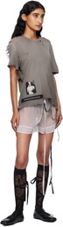 Ann Demeulemeester Gray Fanie Standard Fit T-shirt