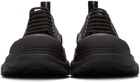Alexander McQueen Black Tread Slick Low Sneakers