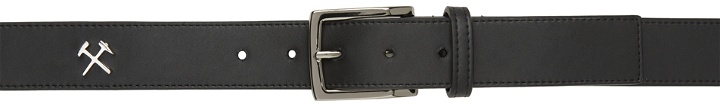 Photo: GmbH Black Faux-Leather Larger Belt