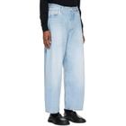 Studio Nicholson Blue Paolo Wide Leg Jeans