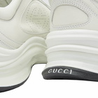 Gucci Men's Run Leather Sneakers in White