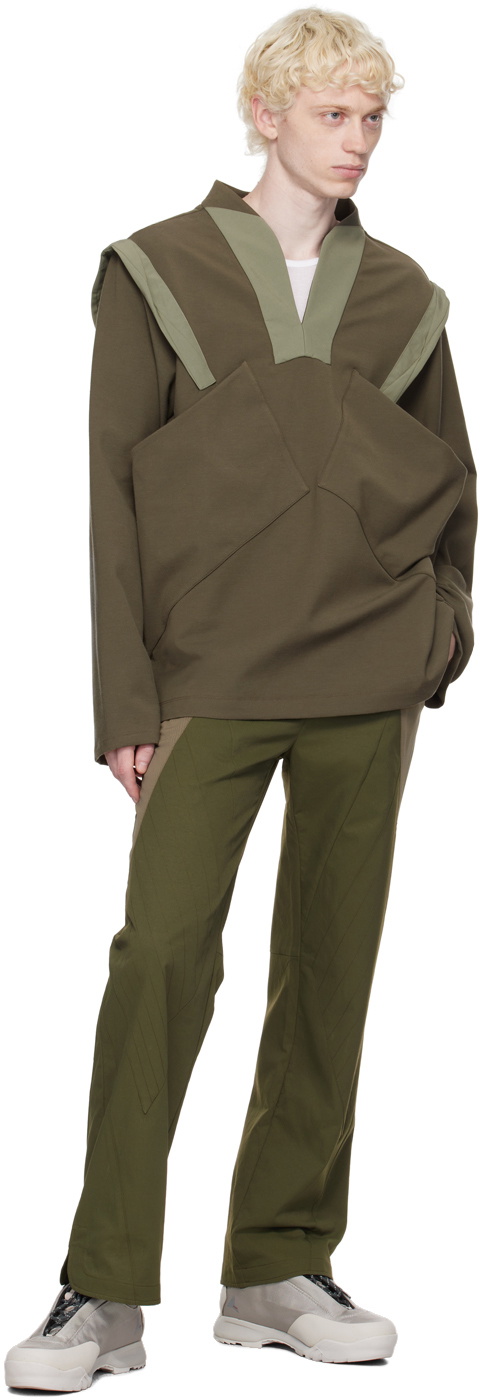 Uncertain Factor Khaki Nose Tackle Sweatshirt