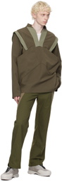 Uncertain Factor Khaki Nose Tackle Sweatshirt