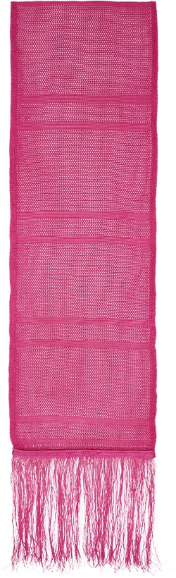 Photo: Our Legacy Pink Piano Scarf