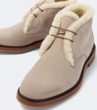 Manolo Blahnik Keswick shearling-lined leather desert boots