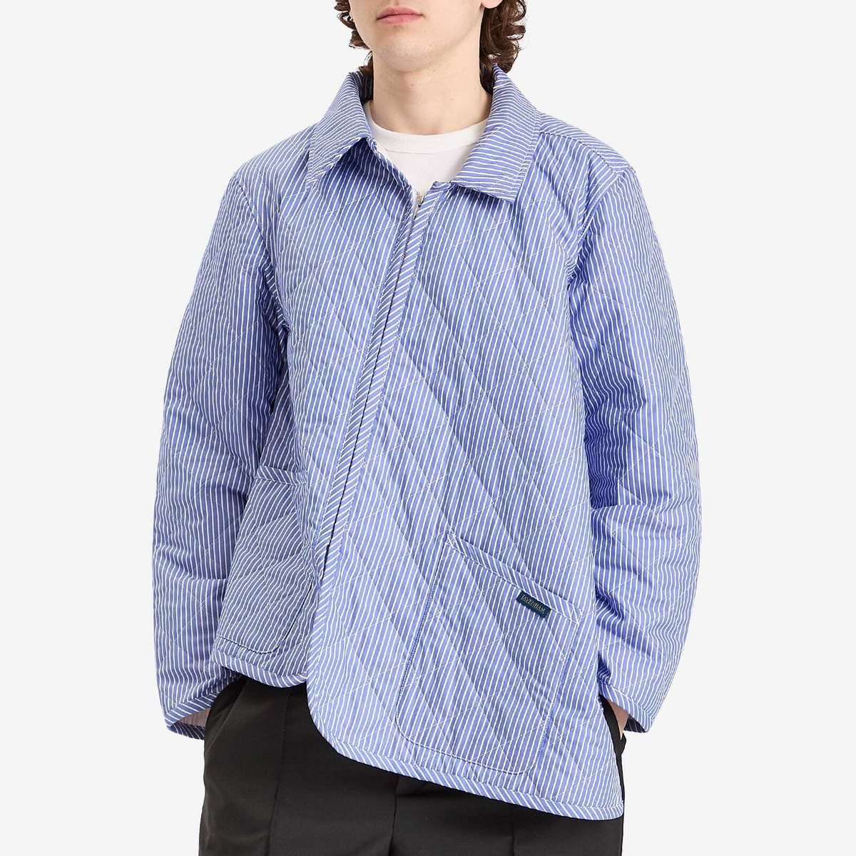 Comme des Garçons SHIRT Men's x Lavenham Stripe Jacket in Blue