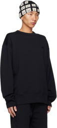Acne Studios Black Dropped Shoulders Sweatshirt