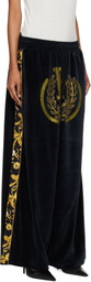 LU'U DAN Black Supa-Sleaze Track Pants
