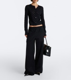 Gucci Technical twill wide-leg pants
