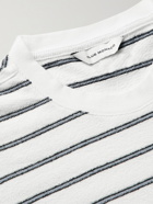 Club Monaco - Striped Cotton-Terry T-Shirt - White
