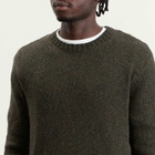 Folk Men's Chain Crew in Dark Olive