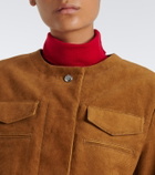 Tory Burch Cropped cotton corduroy jacket