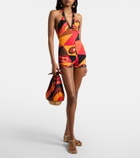 Pucci Occhi halterneck jersey romper