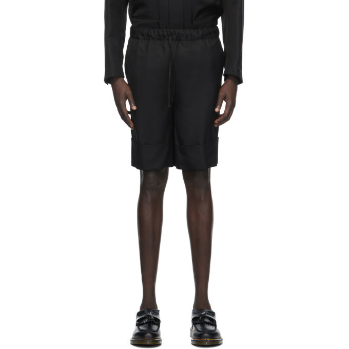 Opening Ceremony Black Deep Cuff Shorts Opening Ceremony