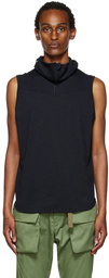 CCP Black Mask Collar Tank Top