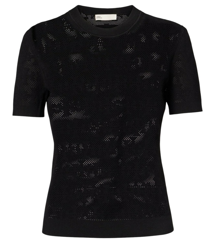 Photo: Tory Burch T Monogram jacquard T-shirt