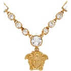 Versace Gold Medusa Pendant Chain Necklace