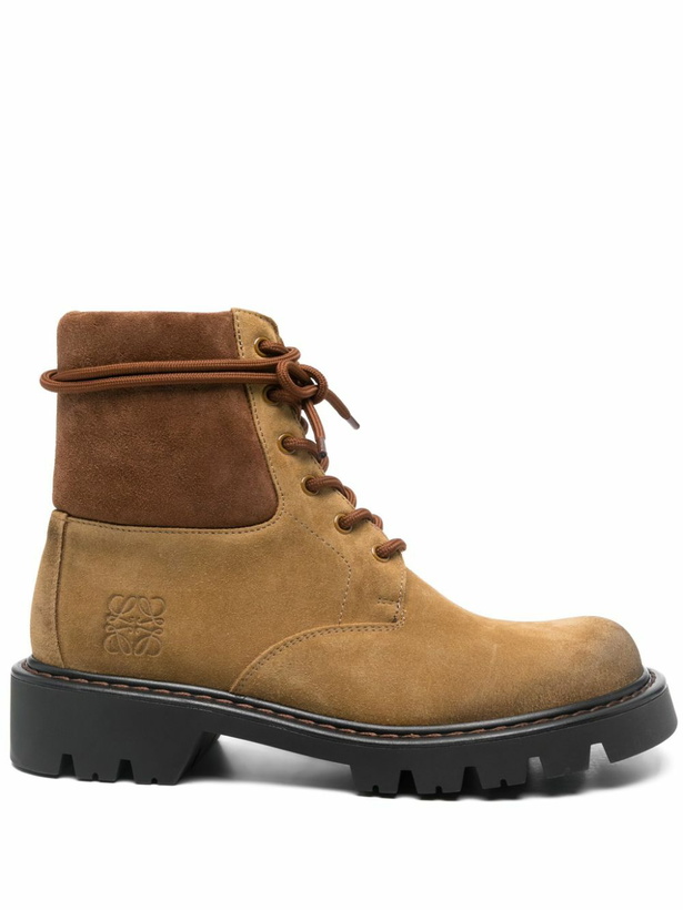 Photo: LOEWE - Sierra Leather Ankle Boots