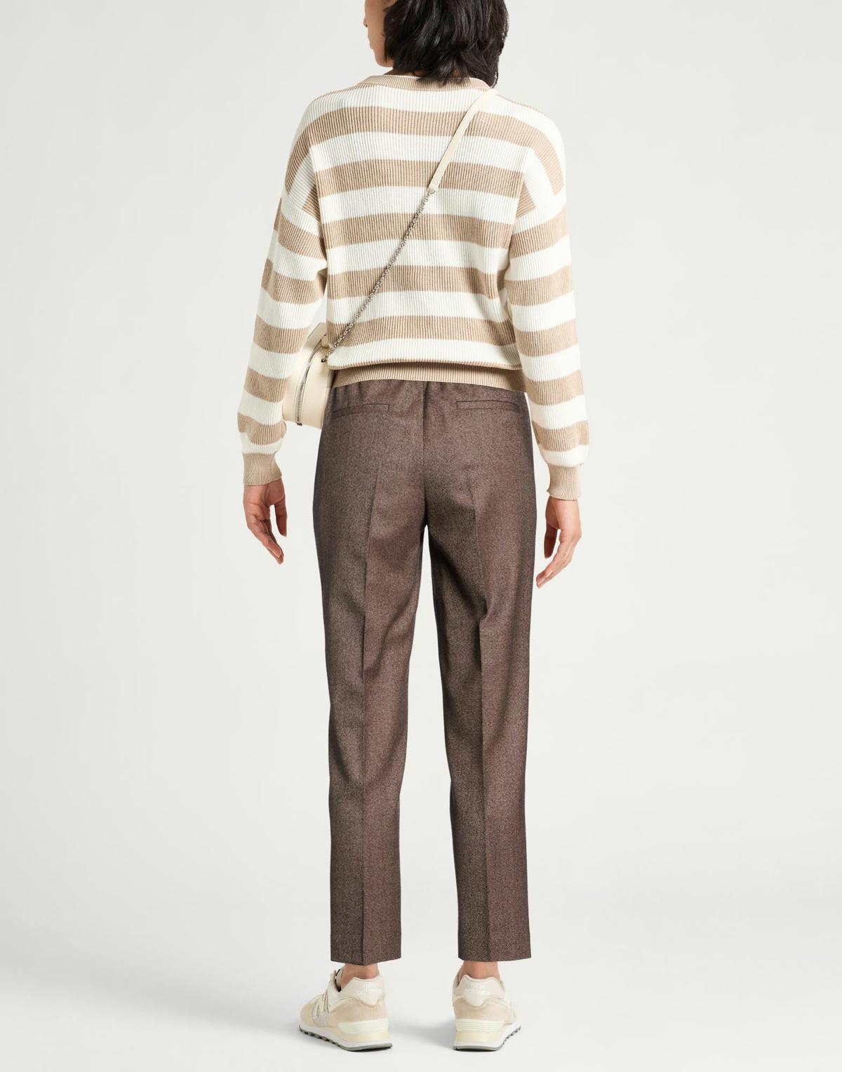 Peserico Womens Pants Chocolate in Brown