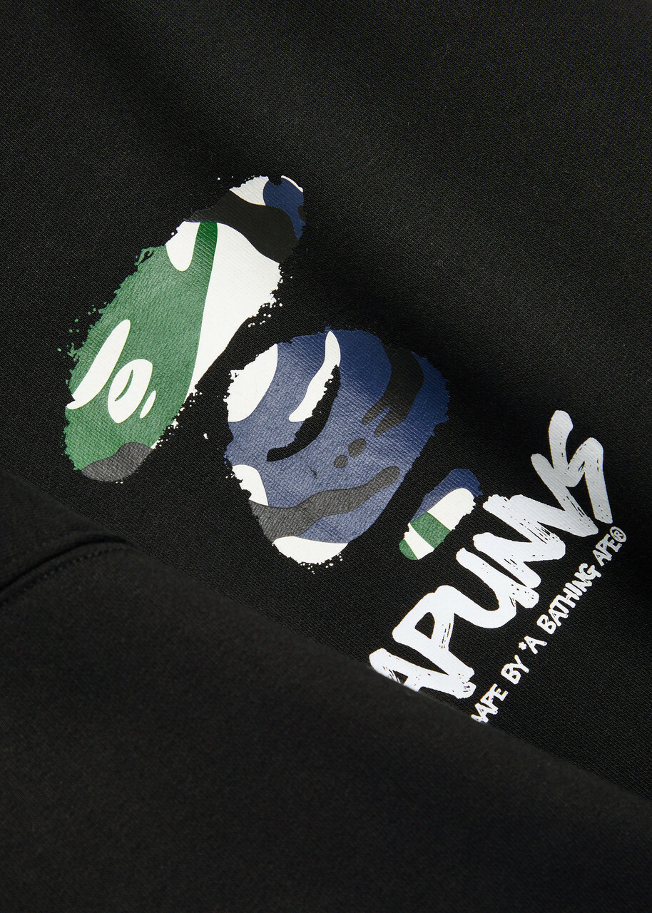 Aape Logo Cotton-blend Sweatshirt Black