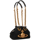 Vivienne Westwood Black Archive Orb Chain Hand Bag