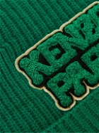 KENZO - College Patch Logo-Appliquéd Wool-Blend Beanie
