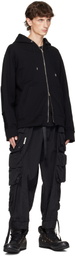 mastermind JAPAN Black Puzzle Full-Zip Hoodie