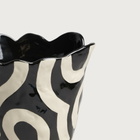 HAY Jessica Hans Shadow Vase in Black/White