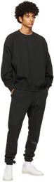 Essentials Black Pullover Sweatshirt