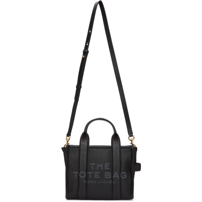 The St Marc Mini Leather Tote Bag in Black - Marc Jacobs