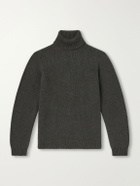 Anderson & Sheppard - Cashmere Rollneck Sweater - Green