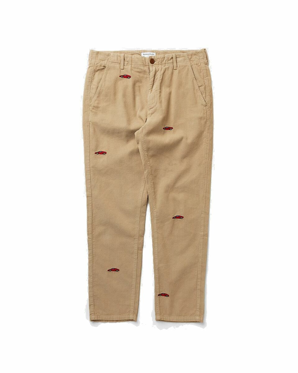 Photo: Edmmond Studios Embroidery Cord Pants Beige - Mens - Casual Pants