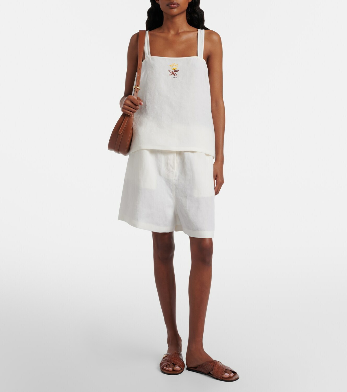 Prada Logo tank top