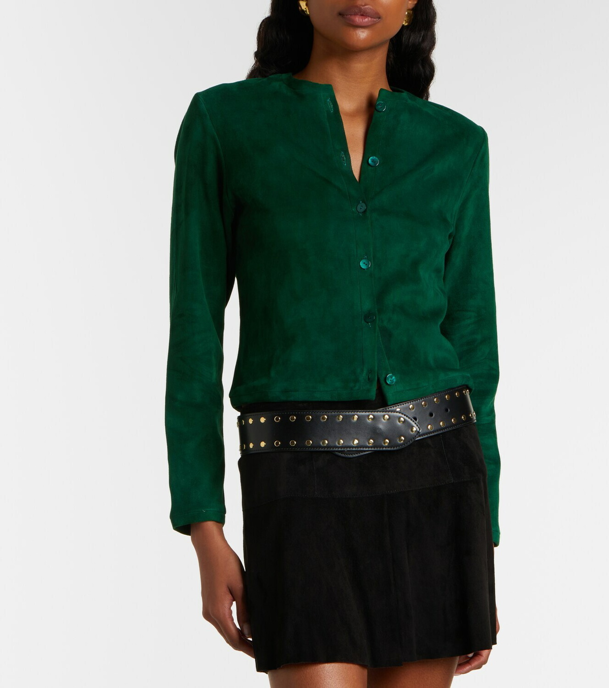 Stouls Astrid suede cardigan