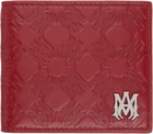 AMIRI Red Lunar New Year 'MA' Quad Leather Bifold Wallet
