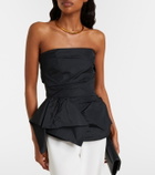 Max Mara Taffeta corset top