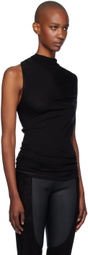 Helmut Lang Black Sleeveless Wind Top