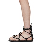 Ann Demeulemeester Black Braided Tucson Sandals