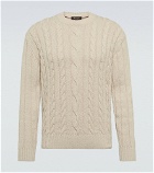 Loro Piana - Knitted cotton crewneck sweater