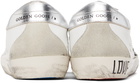 Golden Goose White & Silver Penstar Super-Star Classic Sneakers