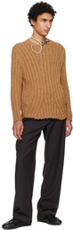Kiko Kostadinov Tan Kada Knit Sweater